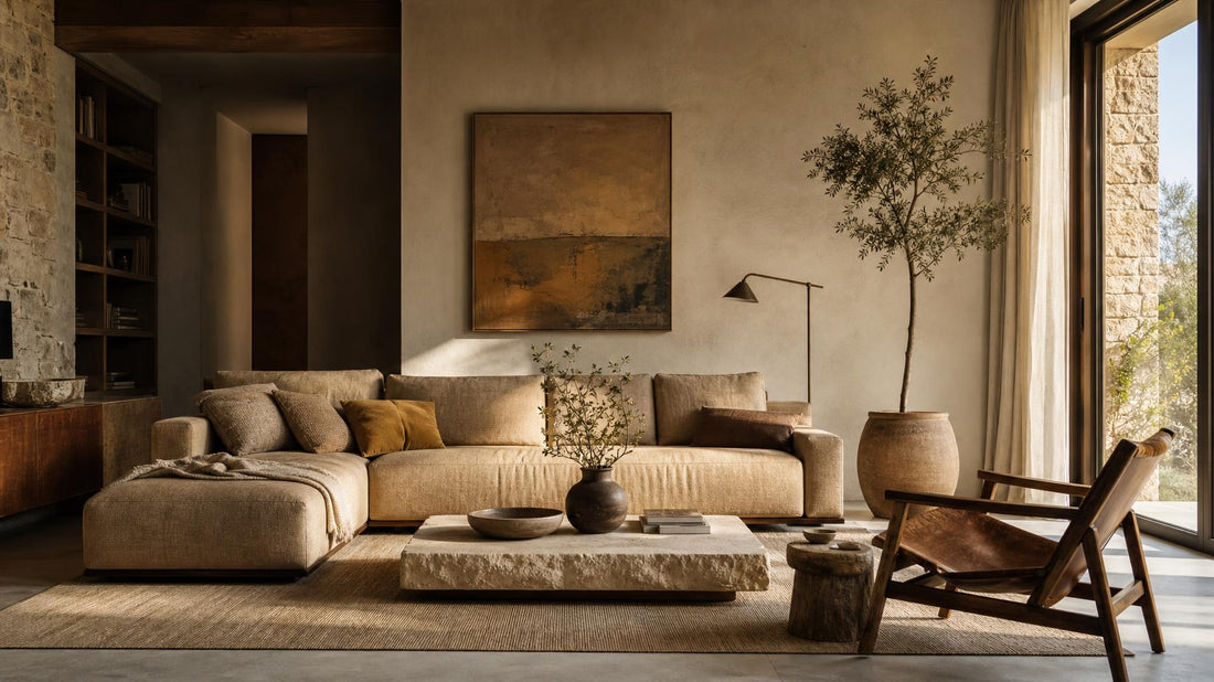 Ochre, stone, shadow: the earth palette that works everywhere