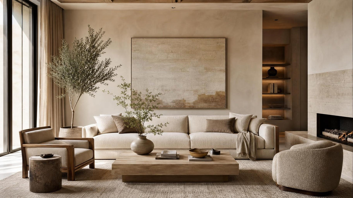 How to make a neutral room feel intentional, not bland