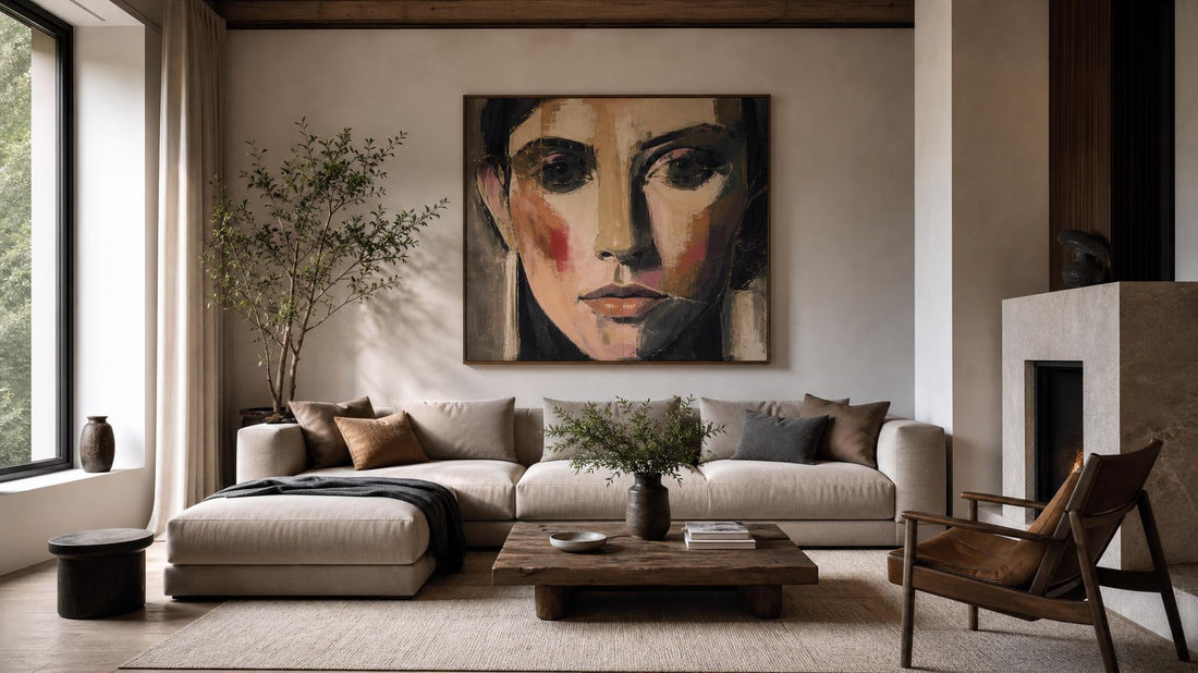 How figurative art transforms a quiet room