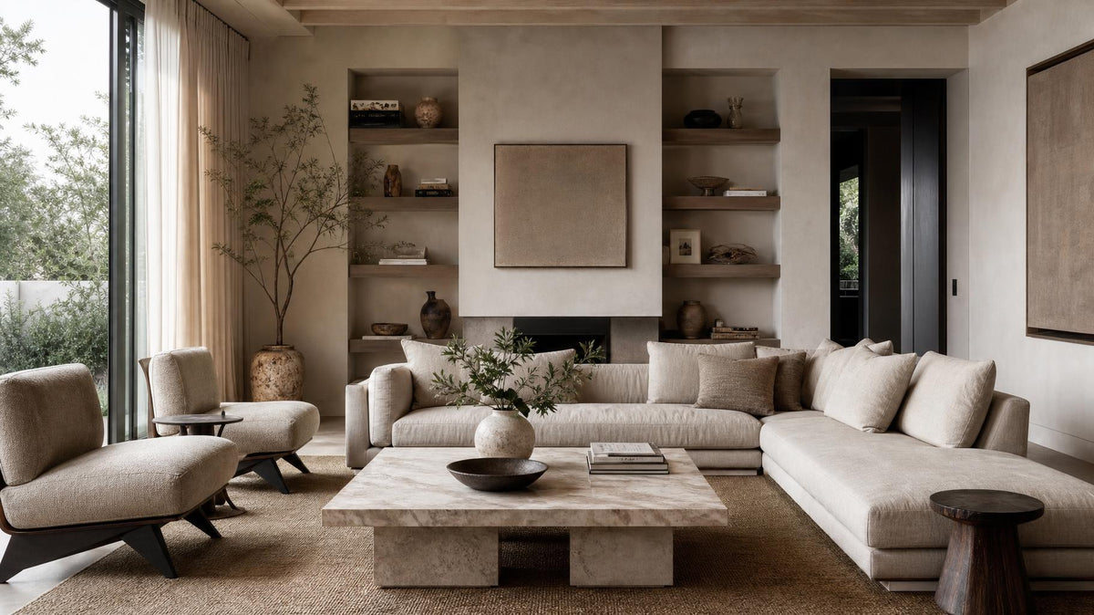 How to layer neutrals without the room looking unfinished