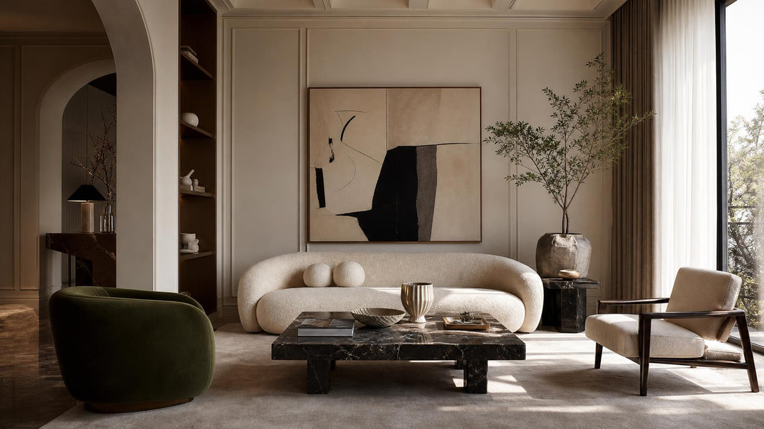 What makes a room look curated and not just bought