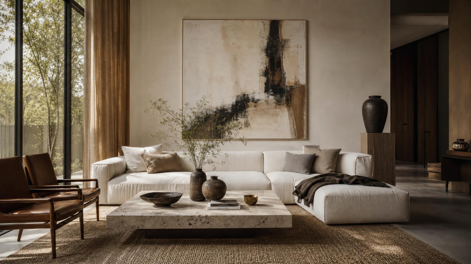 Abstract canvas prints that work in any interior style