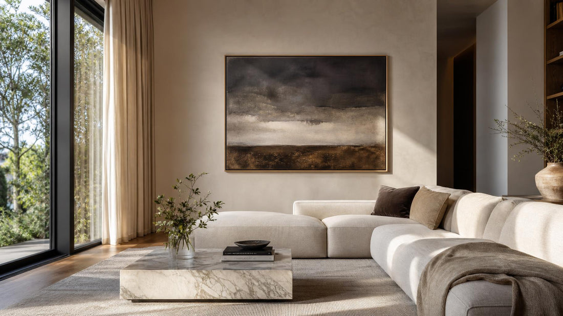 What a single piece of wall art does to a room's identity