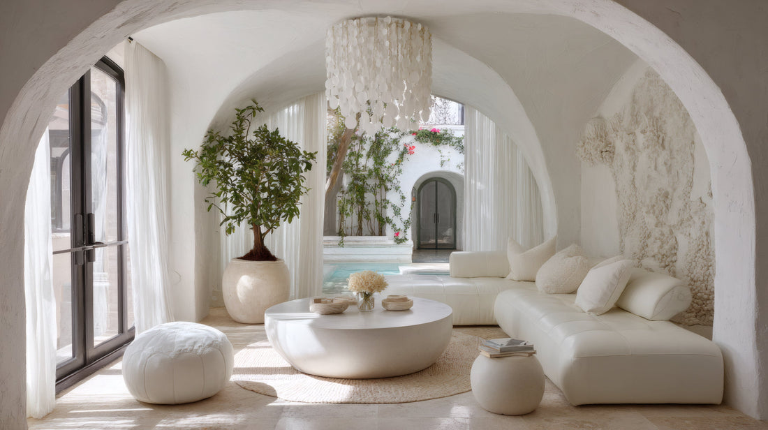 Ibiza interior design style: white, light, and silence