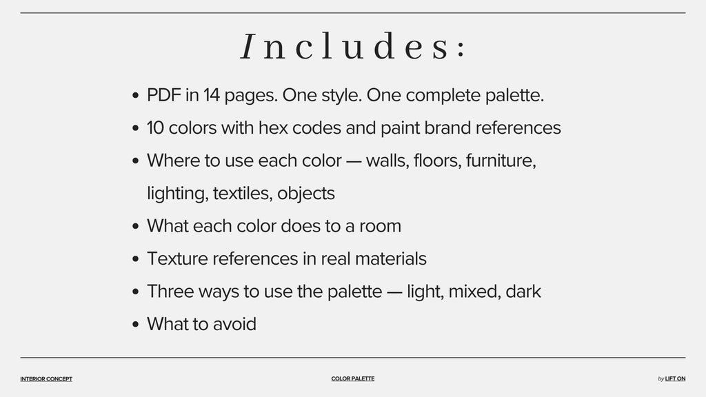 Quiet Luxury Colors — Interior Color Palette