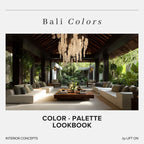 Bali Interior Lookbook · 16 Color Palettes · Hex Codes · Digital PDF