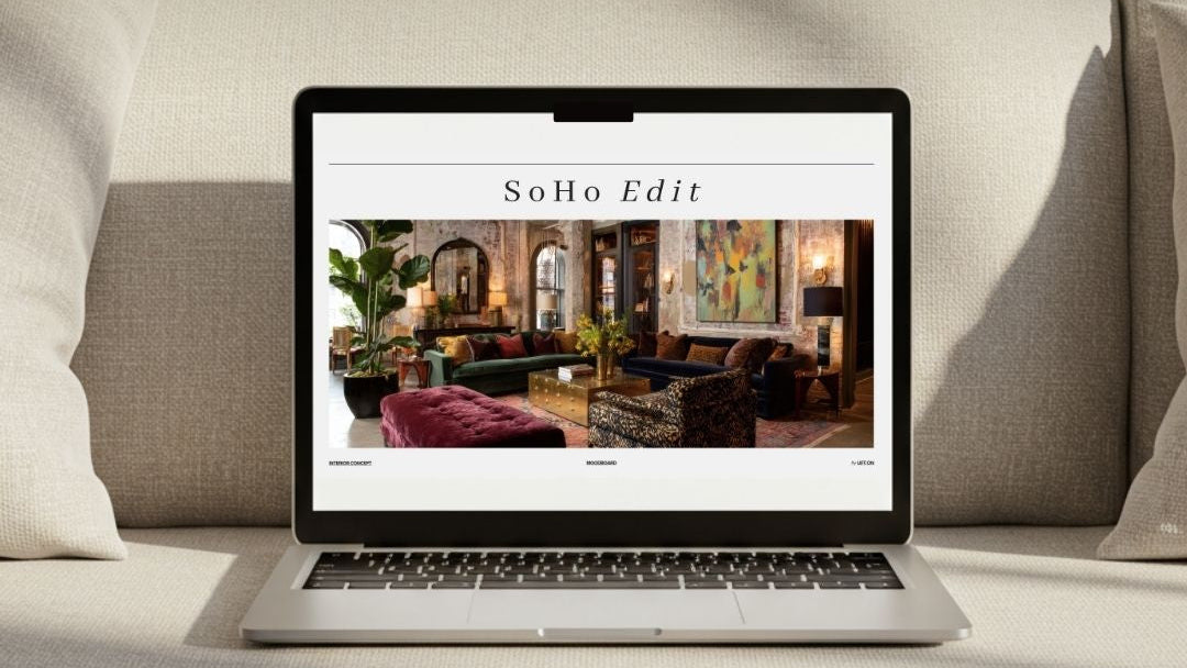 SoHo Edit — Interior Concept Moodboard