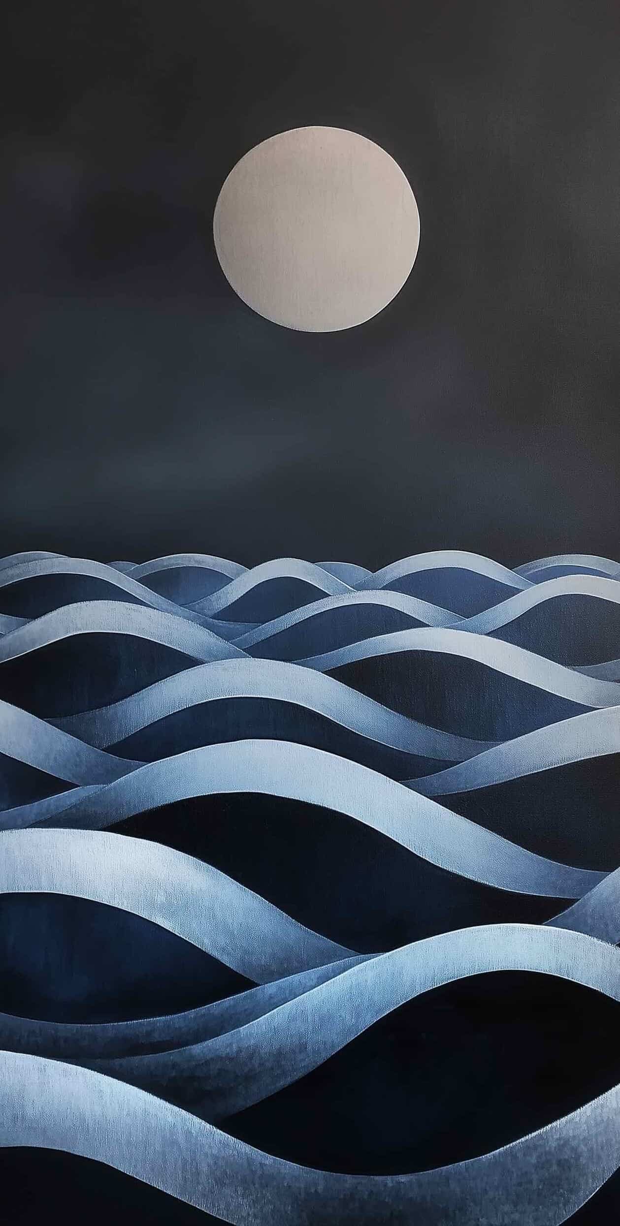 Moon | canvas print | 24×48" (61×122 cm)